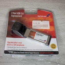 StarTech EC230USB 2-Port USB 2.0 ExpressCard Adapter - New in Package
