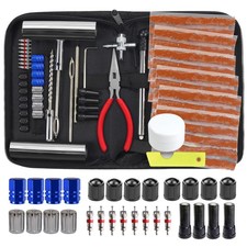 Tire Repair Kit, 68pcs Heavy Duty Tire Plug Kit Universal Tire Repair Tools Flat