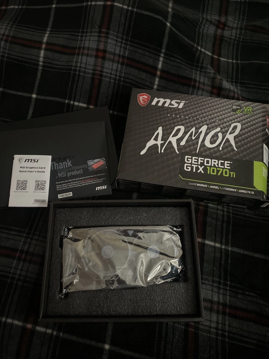 MSI NVIDIA GeForce GTX 1070 Ti 8 GB Memory Computer Graphics Cards