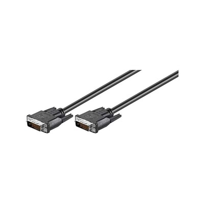 Goobay 93573 DVI-D Full HD Cable, Dual Link, Nickel-Plated, 1.8m Length