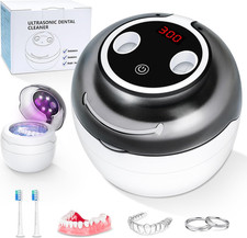 Ultrasonic Retainer Cleaner with UV Light 50kHz 4-Mode Sterilizing 250ML