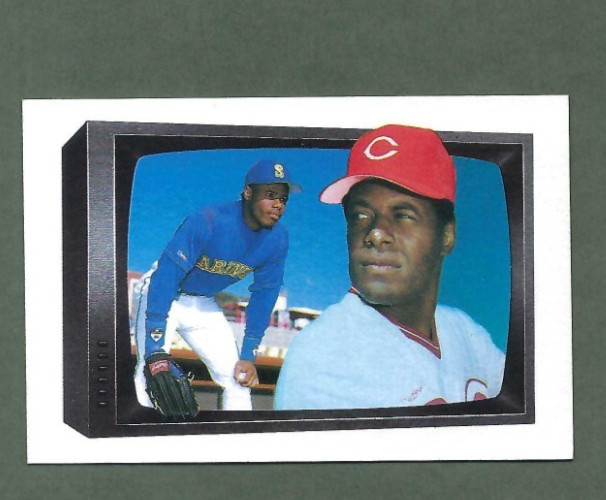 1989 Bowman #259 Ken Griffey & Jr. Cincinnati Reds Seattle Mariners RC