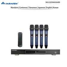 Madarin English Karaoke Player Jukebox  Songs Microphone Remote Mobile Control