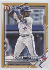 2021 Bowman Draft Gold 25/50 Miguel Hiraldo #BD-98 05ol