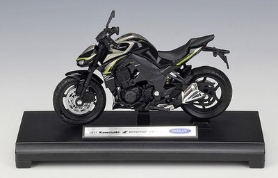 Welly 1:18 2017 Kawasaki Z 1000R Motorcycle Bike Model New in Box