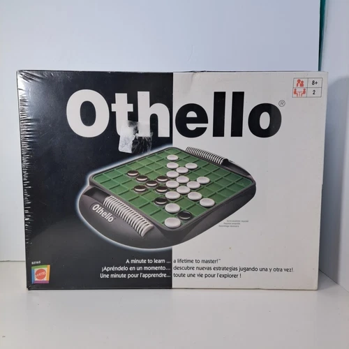New and Sealed Mattel Othello Vintage Strategy Board Game 2002 (B3165)