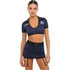 Adult Cop Costume for Women Dirty Cop Uniform Officer Outfits Policewoman Dress
