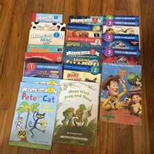 Lot of 20 Mixed Children Early Readers Level 1,2,3 5
