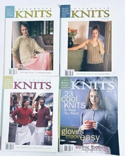 Vintage Interweave Knits Magazine 2003 Complete Year Fashion Home Accessories