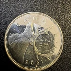 1966 Canada 25 Cents Quarter, .800 Silver Coin Ka118