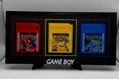 LEGO Pokemon Game Boy Patronen Display für Lego Set 72046 Ständer und Wandhalterung