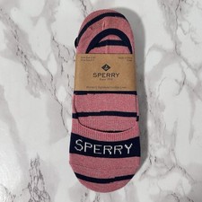 SPERRY Women's No Show Invisible Liner Socks, No-Slip Rubber Lining 3 Pk Sz 4-7