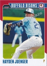 2023 Buffalo Bisons Hayden Juenger RC Rookie Toronto Blue Jays Minor League