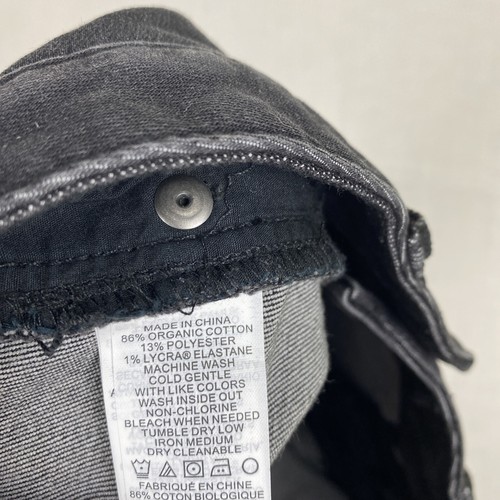 NWT PrAna Raw Hem Cut Off Raw Hem London Black Denim Shorts-Black/Sz 6 (28x4) - Picture 6 of 10