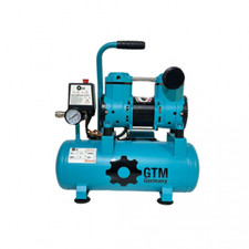 &Ouml;lfreier Luftkompressor 11 l, 200 l/min, ger&auml;uschloser Betrieb, 1100 W, 230 V