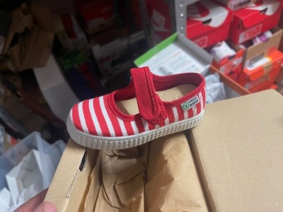 Natural World Kinderschuhe Gr:21 Rojo Rot Sommer Schuhe Neu Ovp Slip On klett