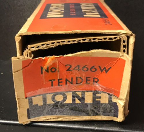 LIONEL 6466WX WHISTLE TENDER BOX, Inserts, Pennant & Others! - Picture 11 of 19