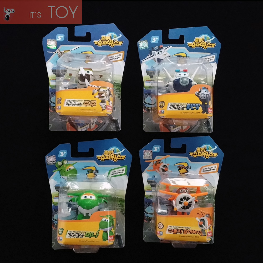 Super Wings Mini Bello Paul Mira Albert Transforming figures Air