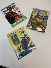 Coloring/Activity Books:The Angry Birds, Guardians Of The Galaxy, Puppy Dog Pals