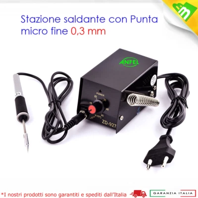 MINI STAZIONE SALDANTE LAFAYETTE MSS-9 SALDATURE IN SMD PUNTA 0,3mm