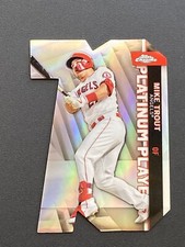 2021 Topps Chrome Platinum Players Die-Cut Mike Trout