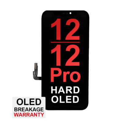 Hard OLED Screen for iPhone 12 / 12 Pro with Tool Kit and Tempered Glass