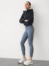 Athleta S Small Transcend Rib High Rise 7/8 Legging NWT! 592431