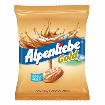 Alpenliebe Gold, Cream Strawberry Candy Pouch, 174.8g, 46pc