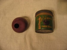 Vintage Venus Tank Ball Tin/Cardboard W/Tank Ball