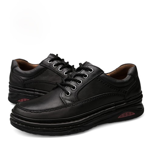 Casual Outdoor Shoes Men's Lace Up Round Toe Platform Hiking Leisure Shoes New - Picture 3 of 15