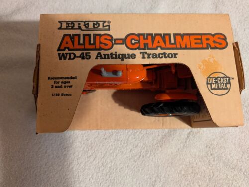 NEW ERTL Allis-Chalmers WD-45 Orange Antique Tractor 1:16 1206 - Picture 2 of 6