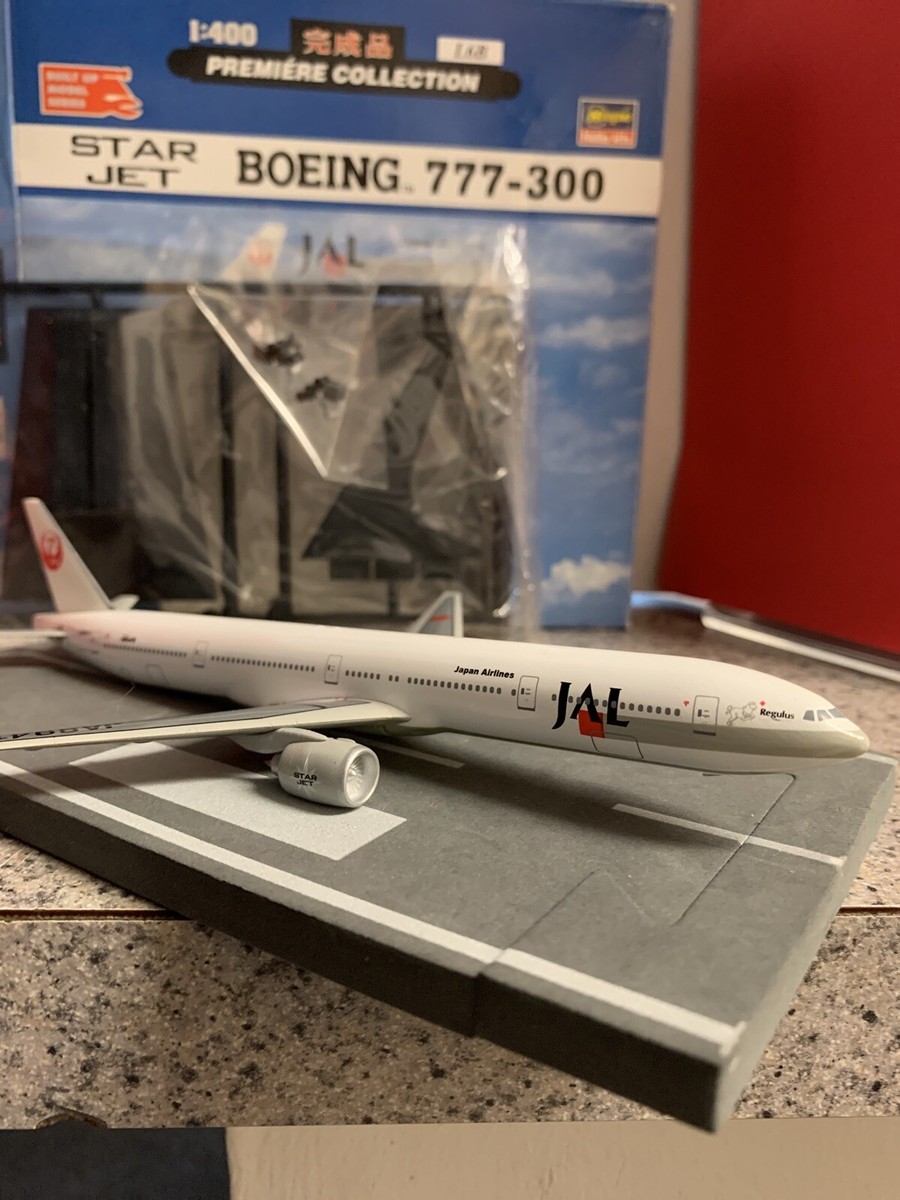 Hasegawa 400 scale diecast model JAL Japan Airlines B777-346