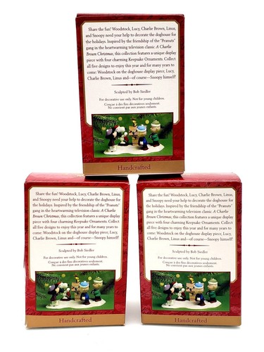Ornamenti Hallmark Snoopy Christmas Charlie Brown Lucy & Linus 50° anniversario - Foto 12 di 12