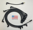 FORD FLATHEAD 239 255 1949-1953 BLACK 8mm HEI SPIRAL CORE SPARK PLUG WIRES USA