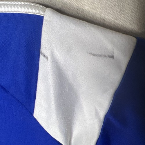 BOY'S YOUTH ADIDAS TRICOT FULL ZIP TRACK JACKET Size Small 8 Royal Blue White - Picture 3 of 12