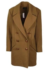 ISABEL MARANT GREEN WOOL COAT FR 38 UK 10