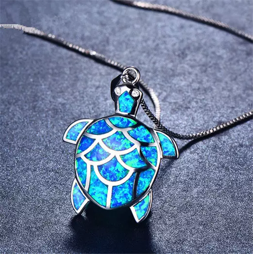 Blue turtle jewellery clearance