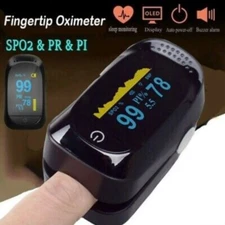 fingertip pulse oximeter blood oxygen saturation