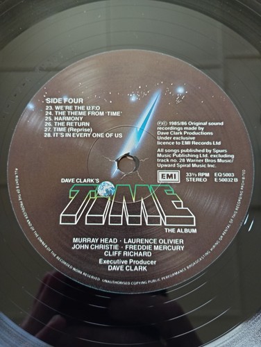 DAVE CLARK'S Time: The Album EMI AMPM1 Double LP Freddie Mercury Queen related - Picture 18 of 22