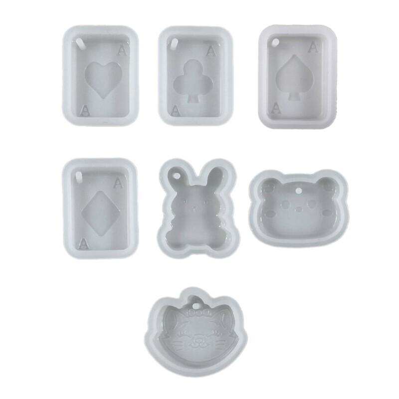Resin Casting Mould Different Shapes Pendant Mould for Hand-Making