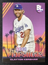 2024 Topps Big League Good Vibrations #GV41 Clayton Kershaw Los Angeles Dodgers
