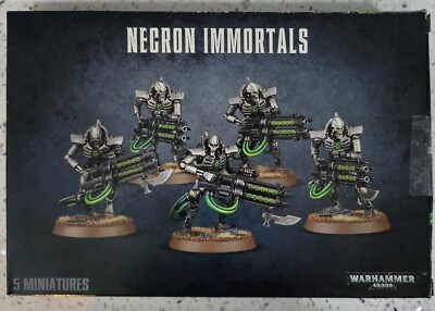 Games Workshop Warhammer 40K Necrons Immortals Minature - New, No Plastic Wrap