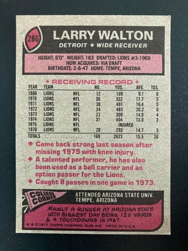 1977 Topps Football Cards #200-299 Pick from photos .10¢ shipping after 1st one! - Picture 227 of 265