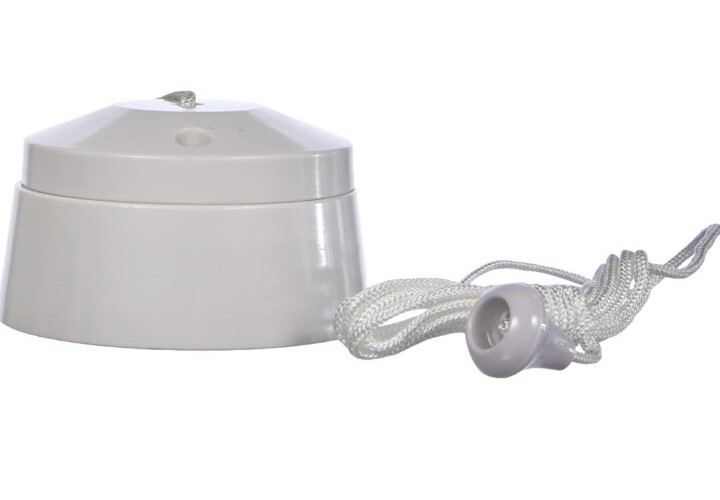 6A 2 Way Pull Cord Ceiling Switch - Bryan Watkins & Son Ltd