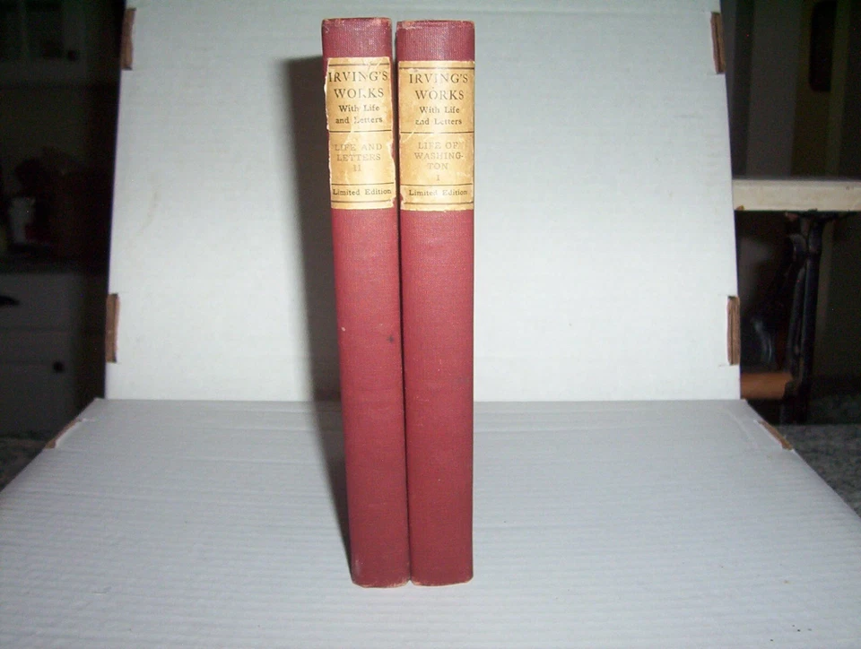 "Life of Washington; Life and Letters" by Washington Irving (1905) **2 Volumes** - Image 2 of 4