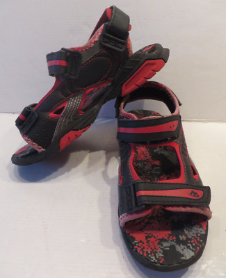 NERF ° coole SANDALEN Gr. 32 ½ schwarz / rot Jungen Schuhe Trekkingsandalen NERF