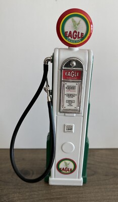 Diecast Miniature Gas Pump Eagle Gasoline 1:18 Scale 98611