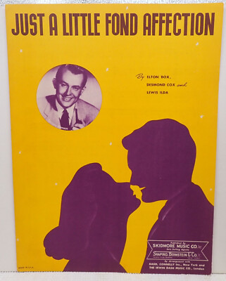 Just A Little Fond Affection - Elton Box, Desmond Cox, & Lewis Ilda -Sheet Music