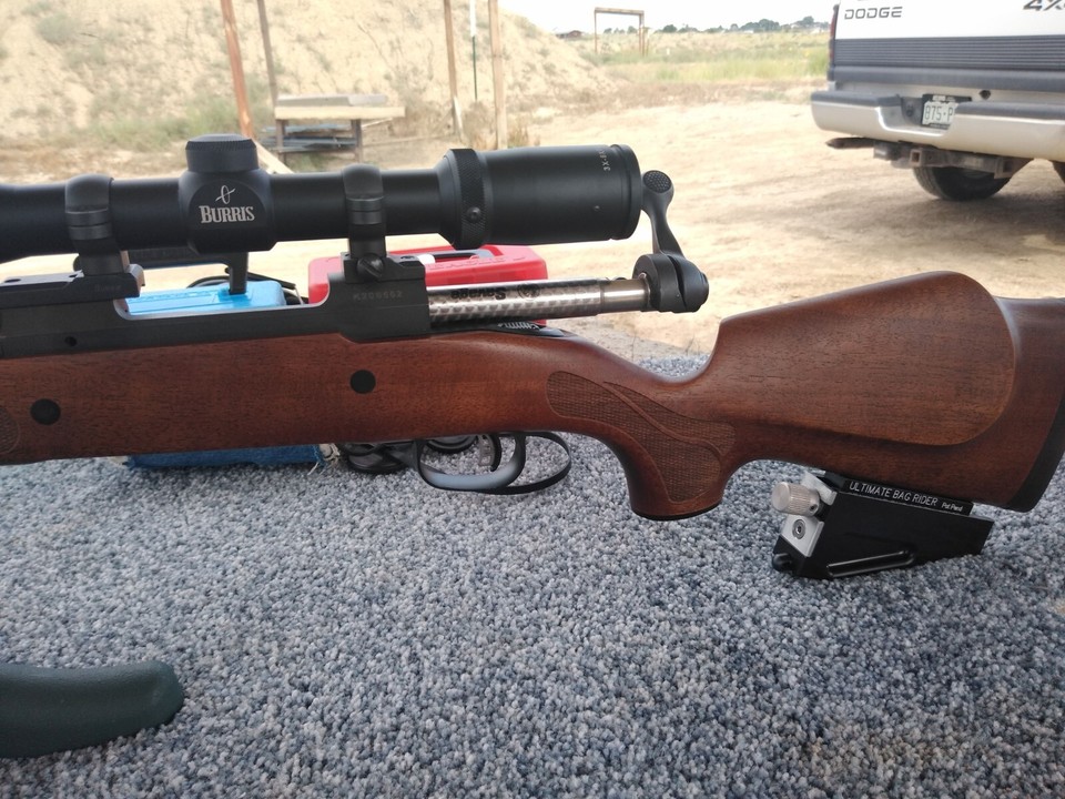 Rear rifle rest. Adjustable elevation. Great bag rider for hunting ...