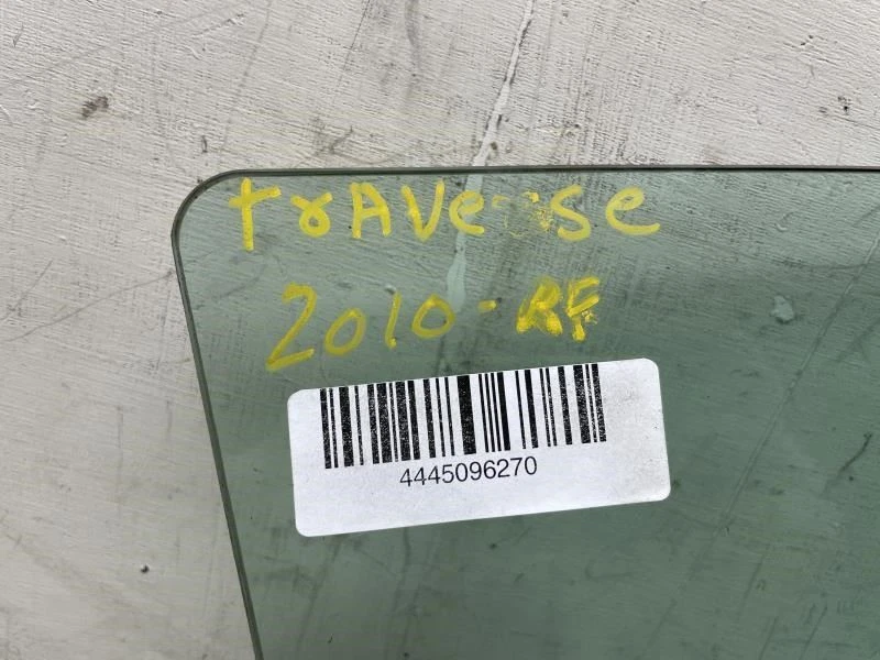Chevrolet Traverse 2010 puerta del lado del pasajero delantero derecho ventana vidrio OEM+ Foto 2 de 4